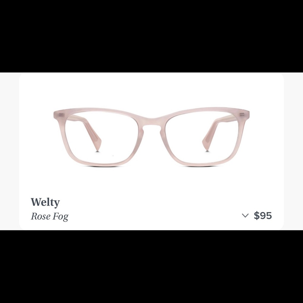 Warby Parker Welty in Rose Fog